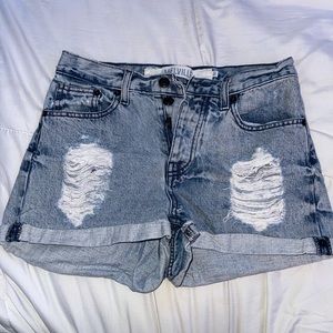 Brandt Melville High Waist Jean Shorts